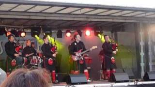 Red Hot Chilli Pipers  Flower of Scotland 2010 [upl. by Nylemaj]