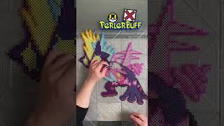 849 Gigantamax Toxtricity  Pokémon Perler Bead Timelapse [upl. by Tugman112]