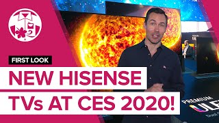 New Hisense TVs unveiled at CES 2020 [upl. by Dasi799]