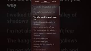 Enemy lyrics 🔥 [upl. by Eet113]