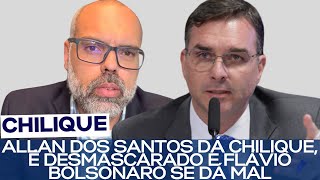 ALLAN DOS SANTOS DÁ CHILIQUE É DESMASCARADO E FLÁVIO BOLSONARO SE DÁ MAL [upl. by Fergus]