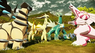 Arceus speaks with Palkia Dialga and Giratina  Pokemon Legends Arceus [upl. by Azne]