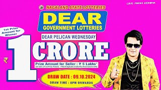 DEAR LOTTERY LIVE 8PM TOADY 09102024  NAGALAND LOTTERY SAMBAD [upl. by Swart]