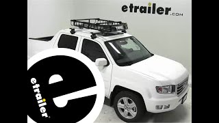 Thule MOAB Roof Top Cargo Basket Review  2013 Honda Ridgeline  etrailercom [upl. by Materse391]