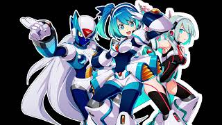 Cyber Kujacker Cyberspace Theme MEGA MAN X DiVE OFFLINE [upl. by Rozek]