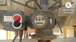 MOV  Motor Operated Valve  rotork [upl. by Witcher]