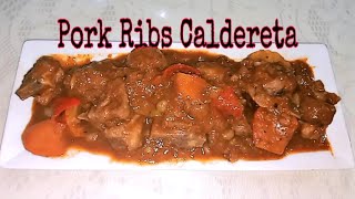 Pork Ribs Caldereta by Casa Kusinero [upl. by Sussi]