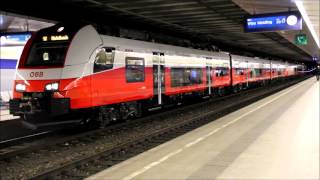 ÖBB Cityjet als S2 24806 in Wien Hbf 12 [upl. by Ecined]