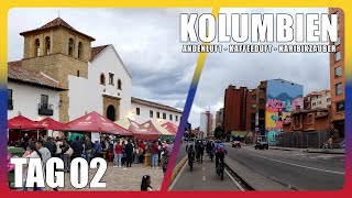 Radtour durch Bogotá amp Ankunft in Villa de Leyva  Kolumbien [upl. by Cuttie116]