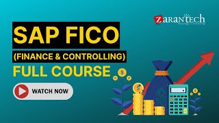 SAP FICO Training  SAP Finance and Controlling Full Course  ZaranTech [upl. by Notlit564]