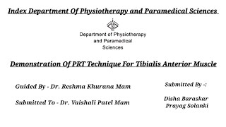 Positional Release Technique PRT for Tibialis Anterior Muscle [upl. by Beata]