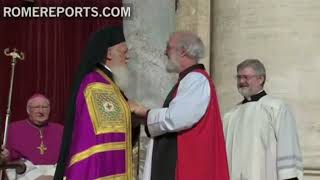 2012 speech by Patriarch of Constantinople at Vatican [upl. by Anaihs]