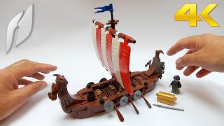 New arrival from the Medievalbrick  MOC98225 The Viking Longship designed by bricksfanuy [upl. by Xantha]