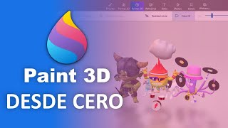 Como usar Paint 3D  Parte 1 [upl. by Lepine]