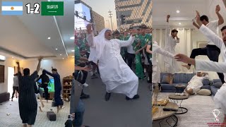 Completely Crazy Saudi Arabia Fan Reactions To 21 Goal Against Argentina In The World Cup [upl. by Elsy]