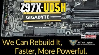 We can rebuild it faster more powerful Gigabyte Z97XUD5H SATA Express and M2 [upl. by Eihctir]