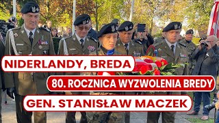 80 rocznica wyzwolenia Bredy przez 1 Dywizję Pancerną gen Stanisława Maczka [upl. by Celestina]