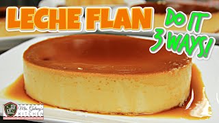 LECHE FLAN 3 WAYS MrsGalangs Kitchen S9 Ep11 [upl. by Huxley]