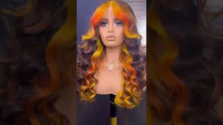 2x6 HD Lace Closure Wig  Fall Hair Colors Are Vibrant wigs halloween anime cosplay hair [upl. by Akihsay262]