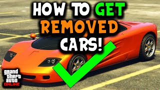 How to GET REMOVED CARS  GTA Online Mercenary Update [upl. by Lenad]