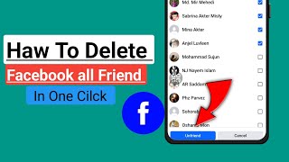 How to Unfriend on Facebook at once 2024  Remove inactive friends on Facebook 2024 [upl. by Adnilreh553]