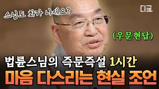 법륜스님의즉문즉설 60분 스님이 화가 날 때 다스리는 방법❓️ 마음고생하는 여러분을 위한 법륜스님의 속 시원한 조언 [upl. by Reerg]