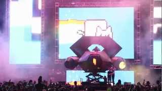 Skrillex ULTRA MUSIC FEST 2012 Spaceship HQ [upl. by Cordie]