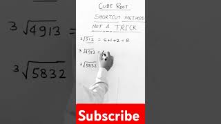 Cube Root  How to find cube root  Cube Root Kaise Nikale  Maths Tricks shorts cubetricks [upl. by Blalock413]