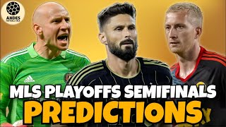 MLS Playoffs Semifinals Predictions  Who Will Reach the Conference Finals [upl. by Filmore794]