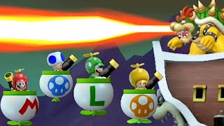 New Super Mario Bros Wii  All Bosses [upl. by Digirb]