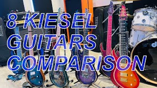 8 Kiesel Guitars Comparison [upl. by Rego]