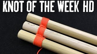 Cook Over a Campfire with a Tripod Lashing  ITS Knot of the Week HD [upl. by Infeld]