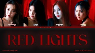 MAMAMOO 마마무  Red Lights by Stray Kids  Color Coded Lyrics  AI COVER [upl. by Liesa280]