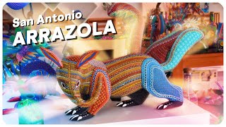 El PUEBLO MÁGICO lleno de ALEBRIJES  San Antonio Arrazola Oaxaca [upl. by Nylime]