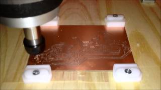 PCB CNC Engraving [upl. by Nnayelsel]