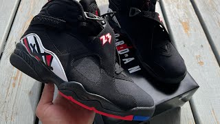 Early look Air Jordan 8 Playoff [upl. by Hewe]