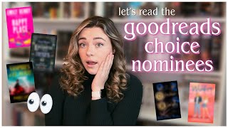 Building a TBR from the Goodreads Choice Awards Nominees 📚👀 [upl. by Essirahc]