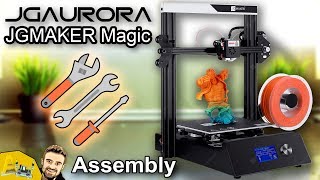 JGAURORA  JGMAKER Magic FDM 3D Printer  Assembly [upl. by Lebasiram]