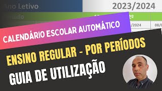 Aprenda a configuração do calendário escolar para o ensino regular e por período [upl. by Annej]