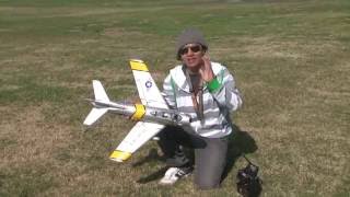 F86 Sabre 50mm EDF RC RTF Jet FLIGHT REVIEW in HD [upl. by Argyle564]