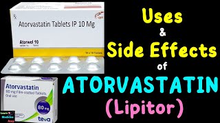 Atorvastatin Lipitor – Side Effects Uses Mechanism of Action Dosage Interactions Warnings [upl. by Skeie]