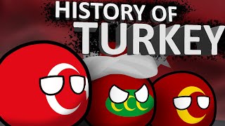 COUNTRYBALLS History of Turkey Türkiye Tarihi [upl. by Dacia]