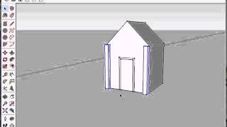 SketchUp ShedCrossbeam [upl. by Morlee]