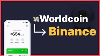 Worldcoin 💸 Cómo retirar el dinero a Binance  Worldchain [upl. by Eissalc]