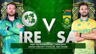 Ireland vs south africa uae match  Curtis campher batting  T20 cricket  highlights [upl. by Tenney]