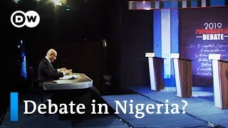 Nigeria Buhari dodges televised presidential debate  DW News [upl. by Adyam819]