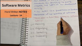 What are Software Metrics Software Engineering Tutorials in Hindi  NOTES  Lec 14 [upl. by Blankenship691]