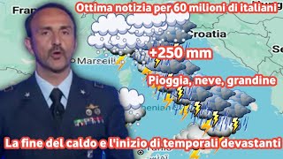 METEO  linverno sta arrivando Segnatevi questa data Preparate bombe ad acqua e grandine [upl. by Huskey]