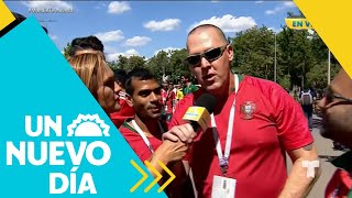 Cristiano Ronaldo hace soñar a los fans portugueses  Un Nuevo Día  Telemundo [upl. by Nomad707]