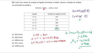 Exercícios Resolvidos de Termoquímica [upl. by Eniak]